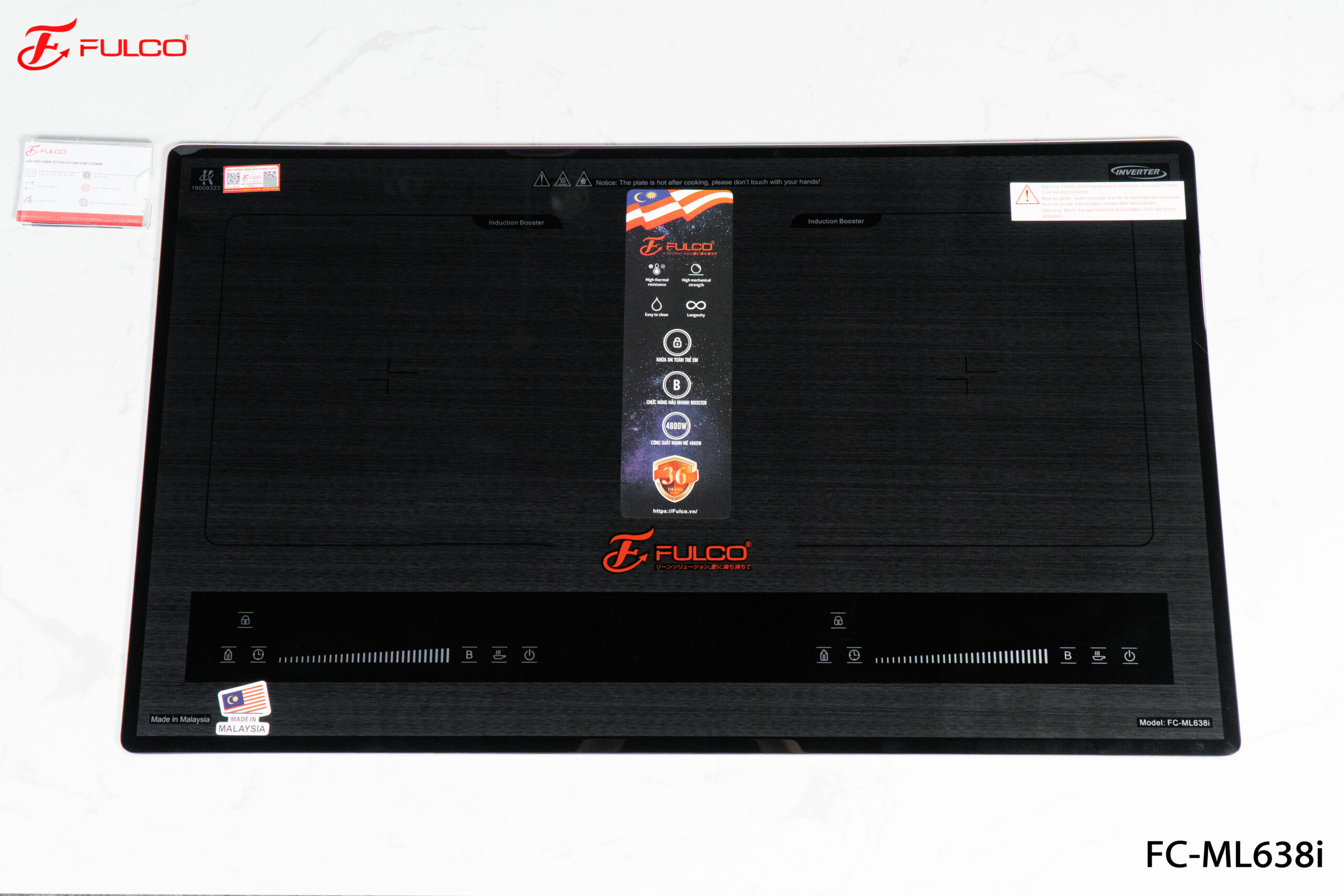 Bếp điện từ đôi fulco FC-ML368i