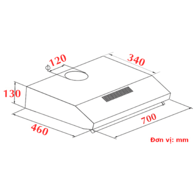 Máy hút mùi Hubscher RHC-2214.PC70