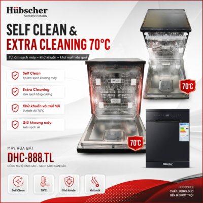 Máy rửa bát Hubscher DHC-888.TL