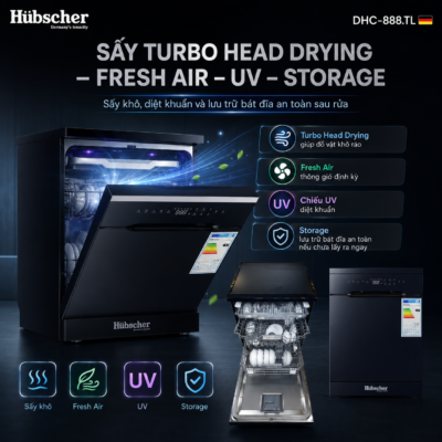 Máy rửa bát Hubscher DHC-888.TL
