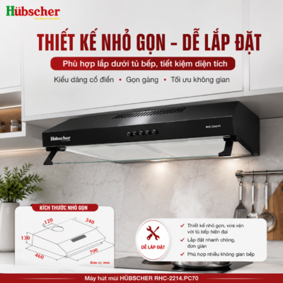 Máy hút mùi Hubscher RHC-2214.PC70