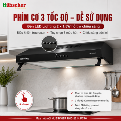 Máy hút mùi Hubscher RHC-2214.PC70