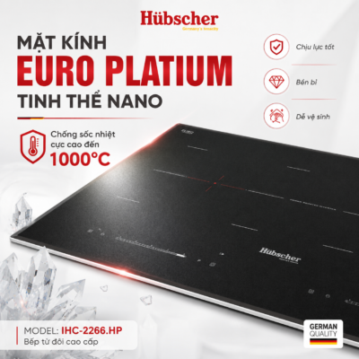 Bếp từ đôi Hubscher IHC-2266.HP