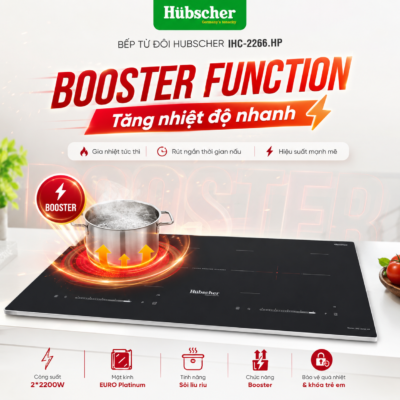 Bếp từ đôi Hubscher IHC-2266.HP