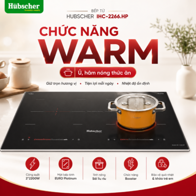 Bếp từ đôi Hubscher IHC-2266.HP