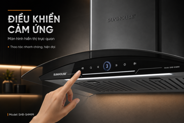 Máy hút mùi kính cong Sunhouse SHB-5HM99