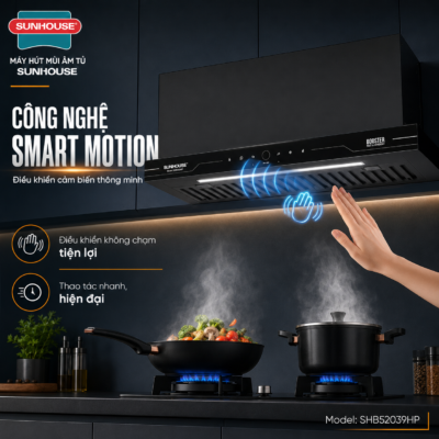 Máy hút mùi âm tủ Sunhouse SHB-52039HP