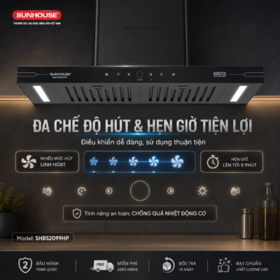 Máy hút mùi chữ T Sunhouse SHB-52099HP